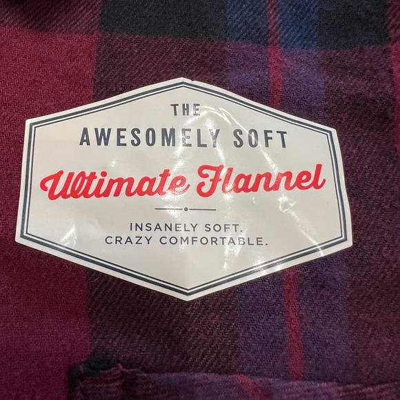 Urban Pipeline Kids Boys XL Plaid Flannel Shirt‎ Long Sleeve Button Up New - Picture 5 of 10